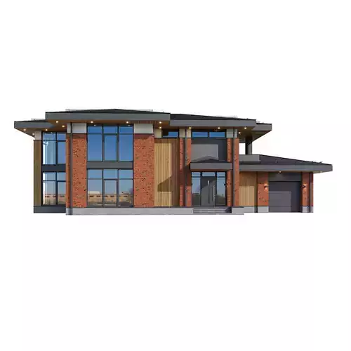 Rait House with BLENDER file 3D model 4