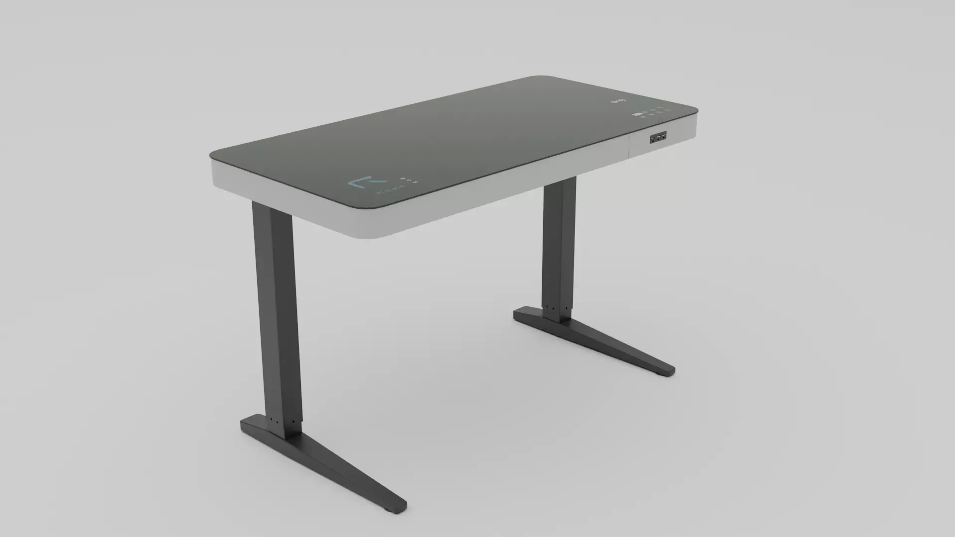 Computer Table Low-poly 3D model