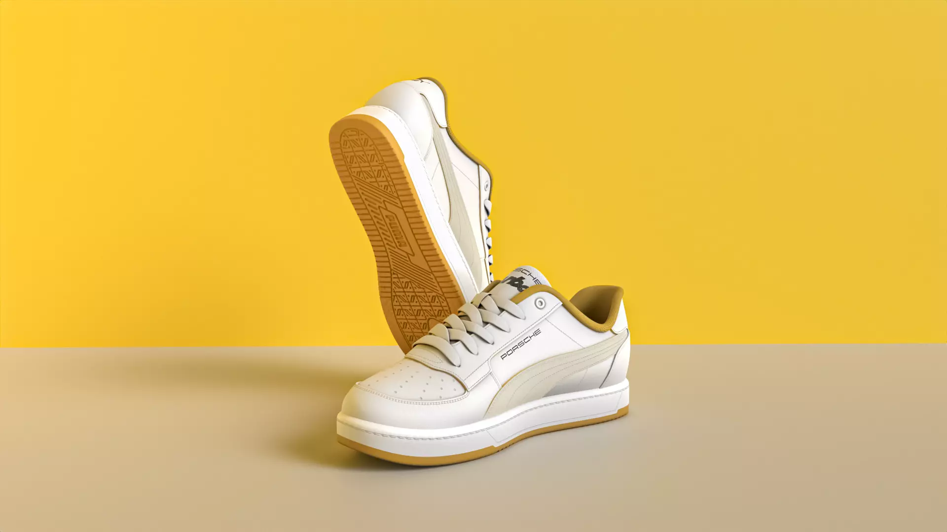 PUMA Motorsport Porsche Legacy Caven Youth Sneakers Low-poly 3D model