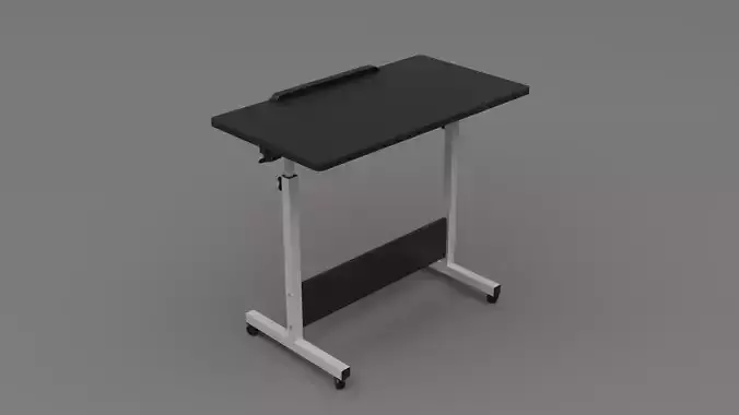 Computer Table Low-poly 3D model