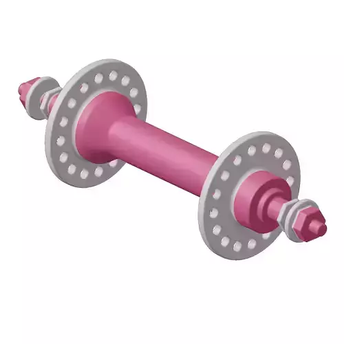 Baby Bicycle Hub Axle Toy 3D model
