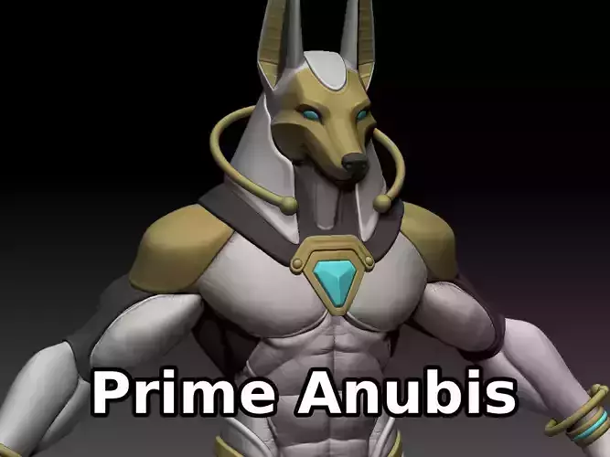 Prime Anubis High Poly 3D model