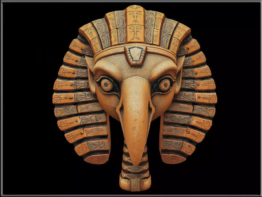 Horus Low-poly 3D model