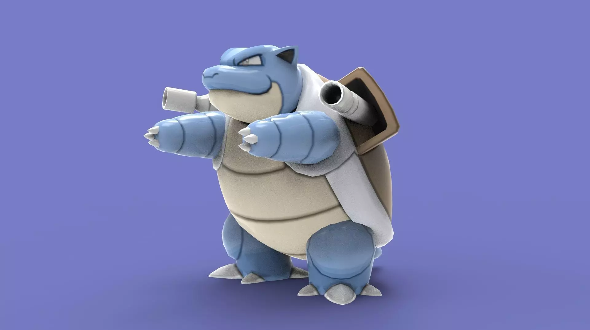 Blastoise - POKEMON Low-poly 3D model