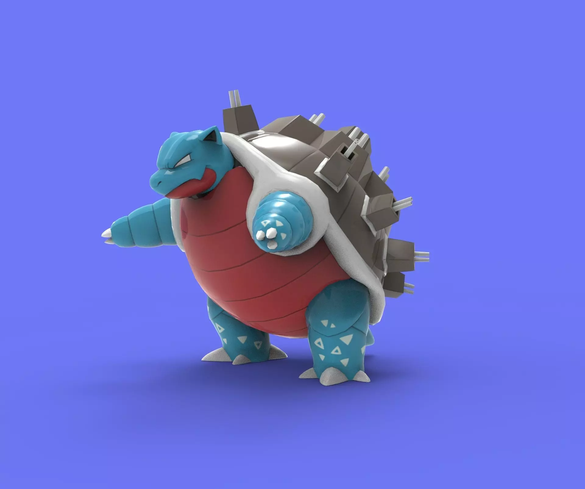 Blastoise Gigantamax Pokemon Low-poly 3D model