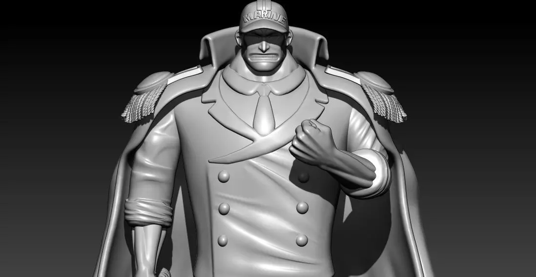 Lacroix - Vice Admiral - One piece 3D print model