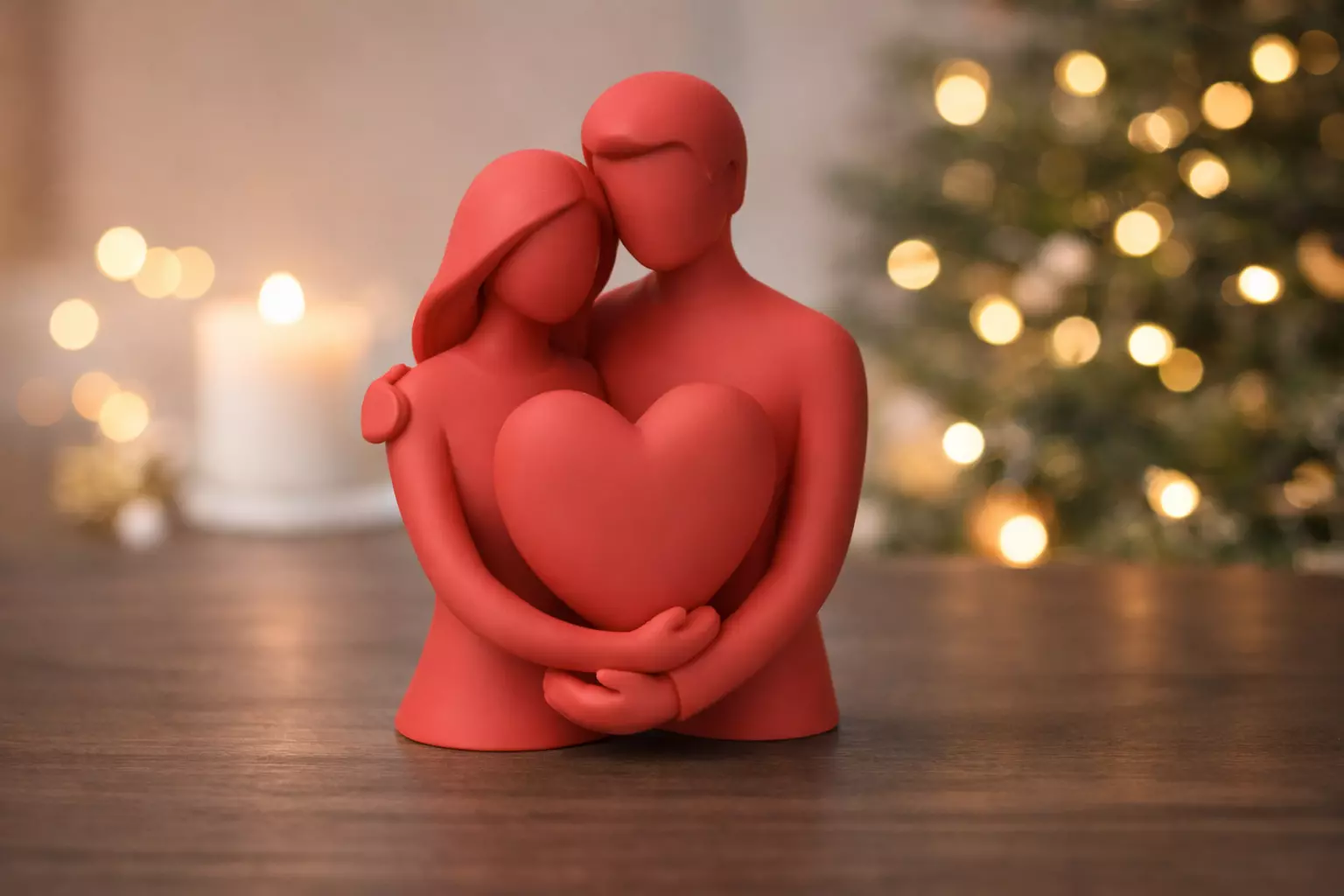 Holding Heart Sculpture Modern Romantic Decor 3d printable stl 3D print model