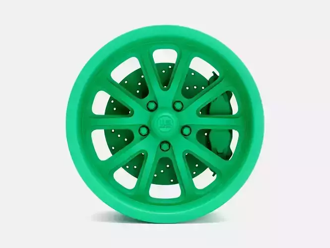 18x10 US Mags Rambler Wheel and Brake 3D print model 5