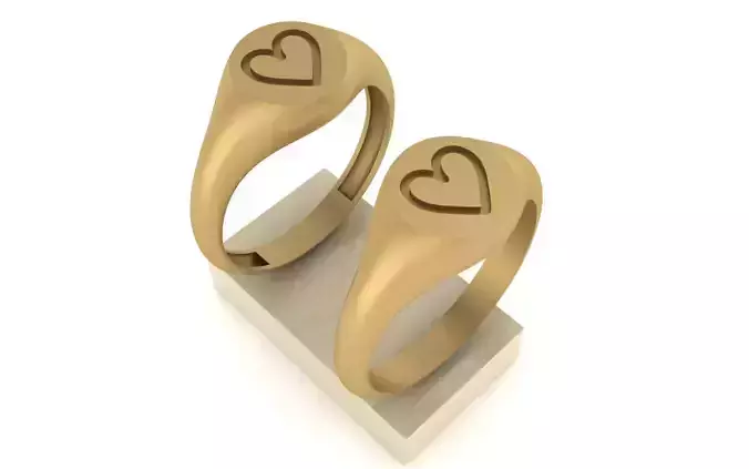 2-Modern Ring with 2type in 1file