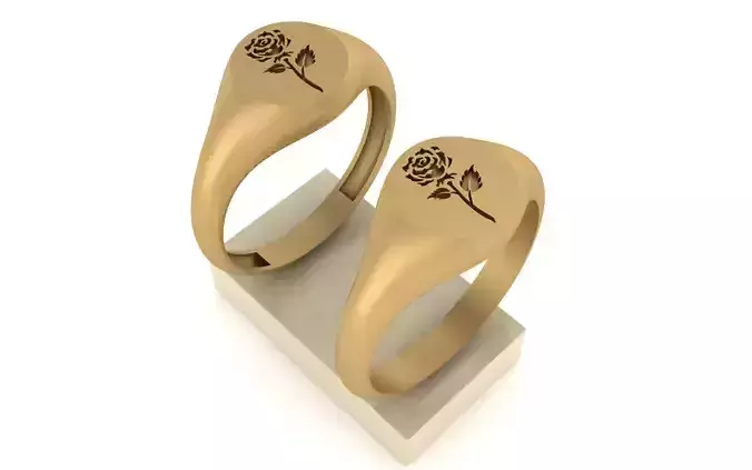 4-Modern Ring With 2type in 1 file