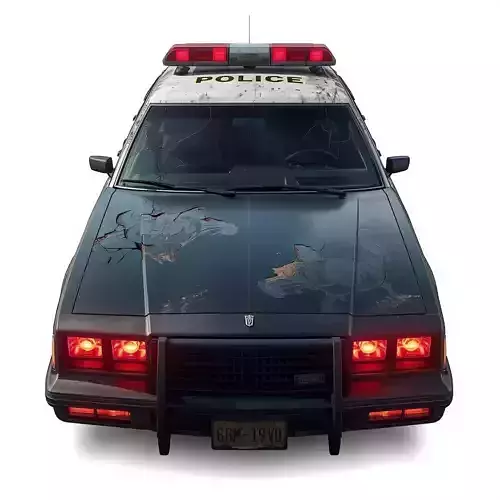 Possessed Interceptor Front-View 3D Model