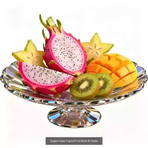 Culinary Fruit Presentation And  Market Collection 3D Model Pack 6