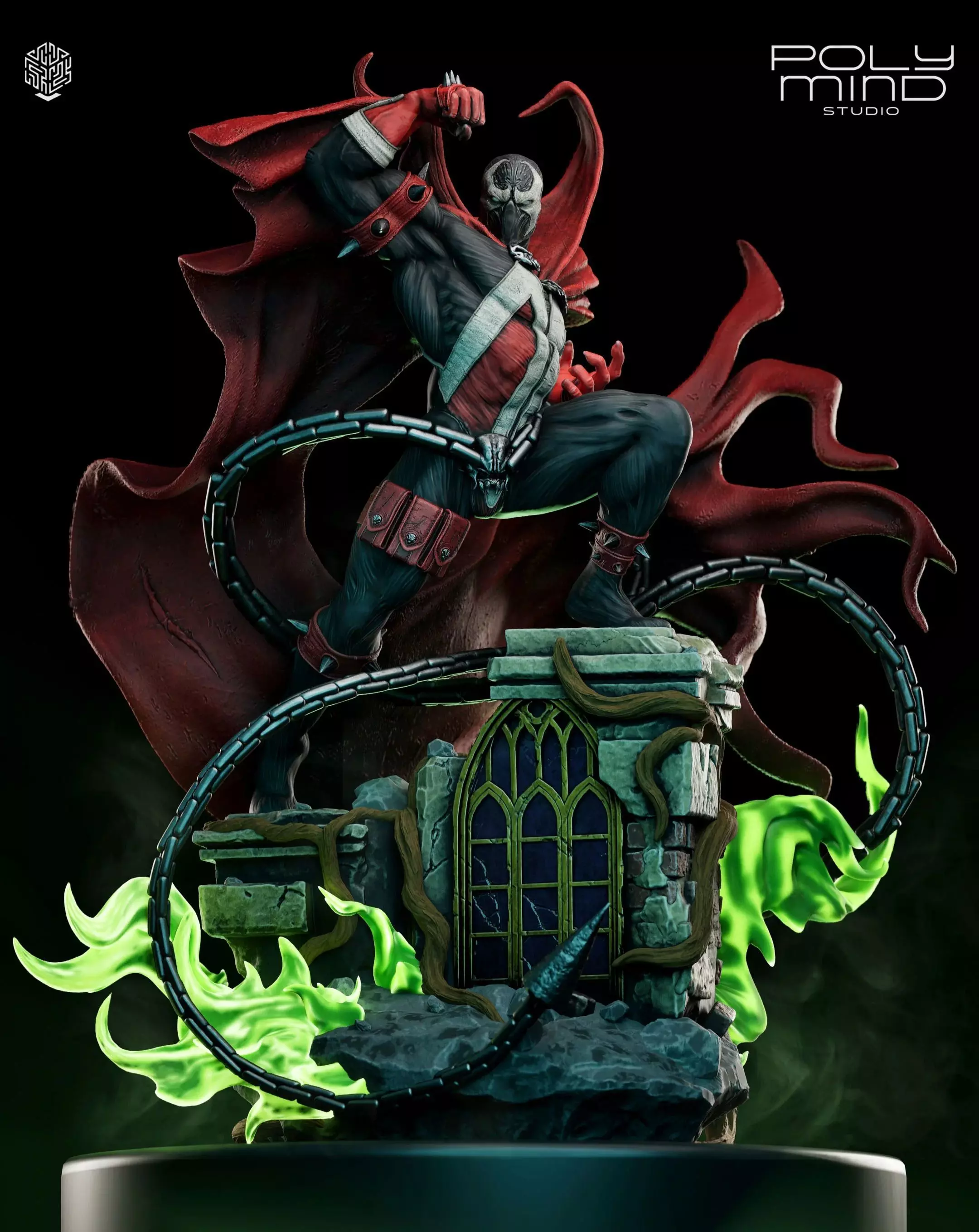 Spawn Statue 3D print model