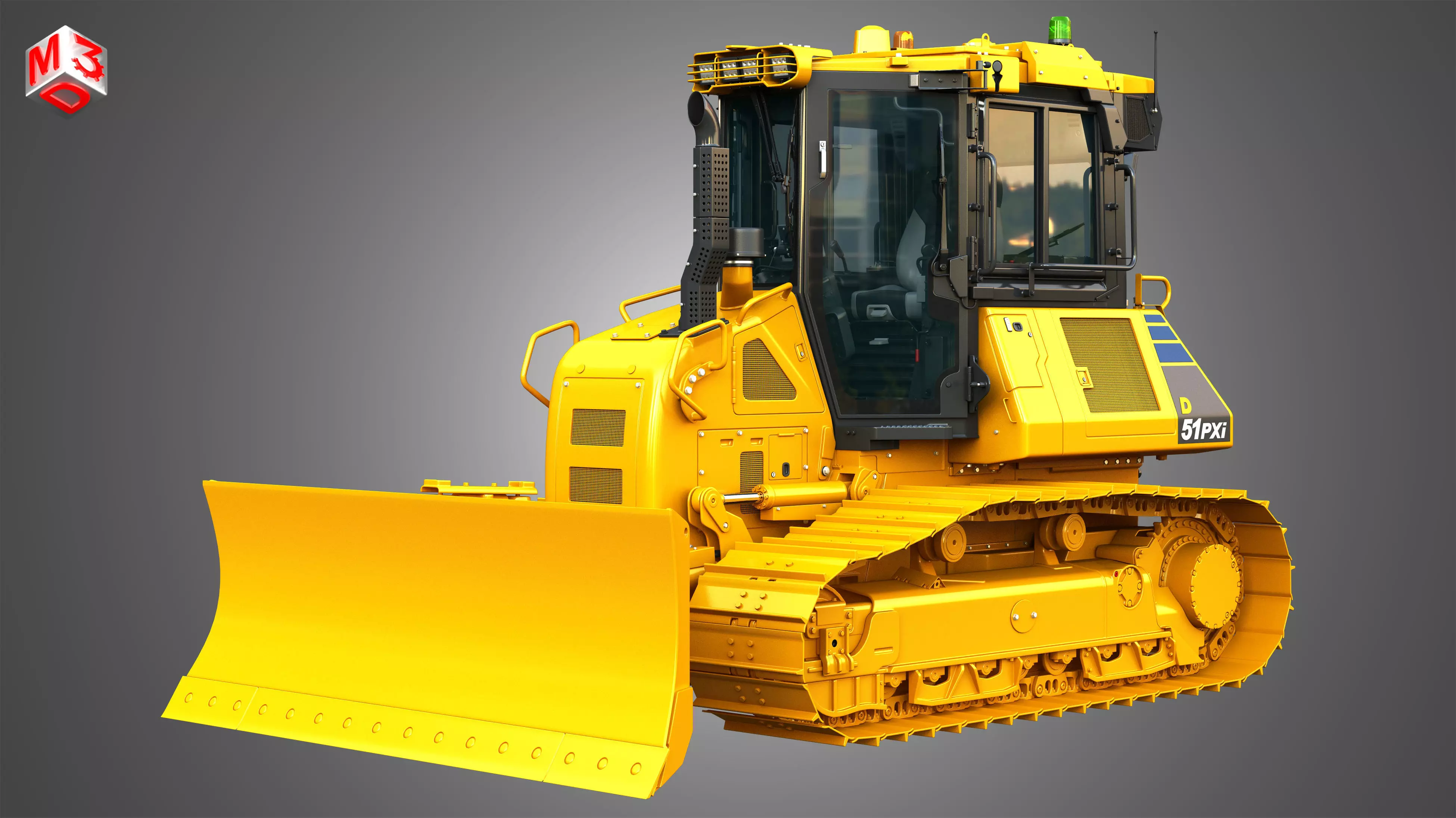 D51 PXi-24 Crawler Dozer 3D model
