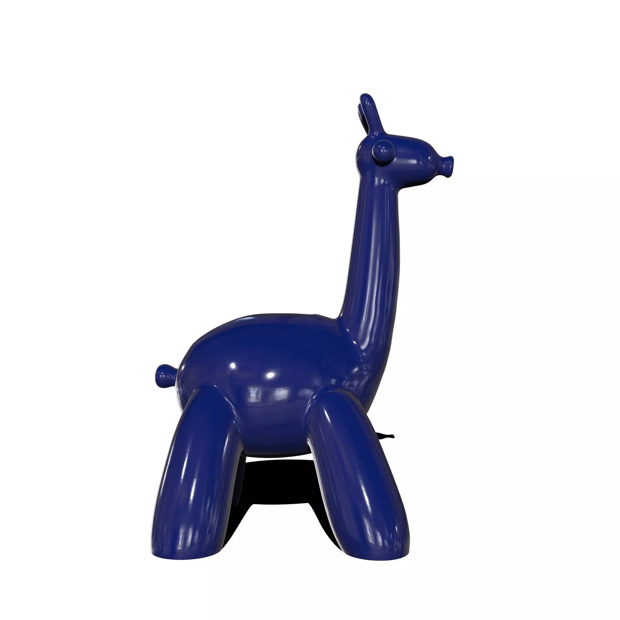 Giraffe Balloon Statue 3D print model