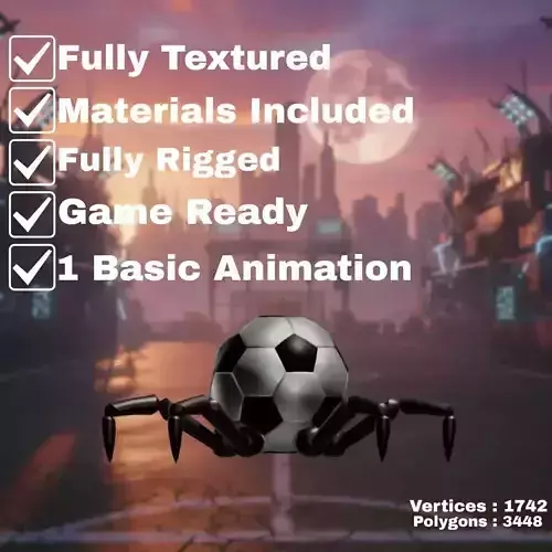 Spider Soccer Game Ready