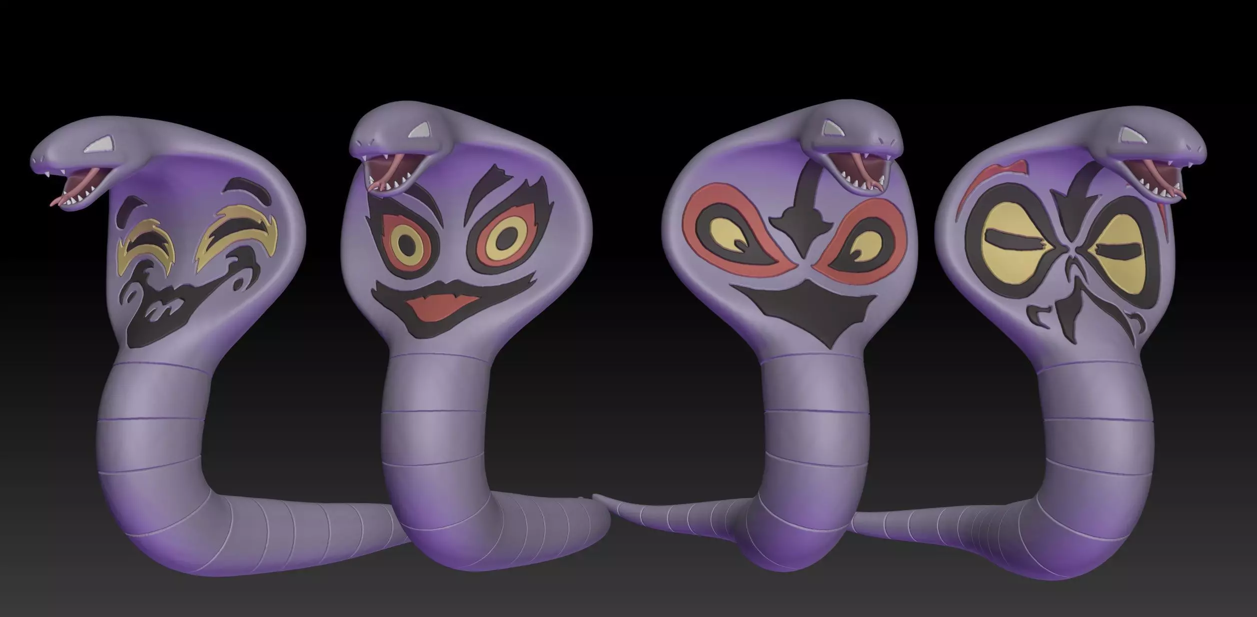 Pokemon Arbok 3D print model