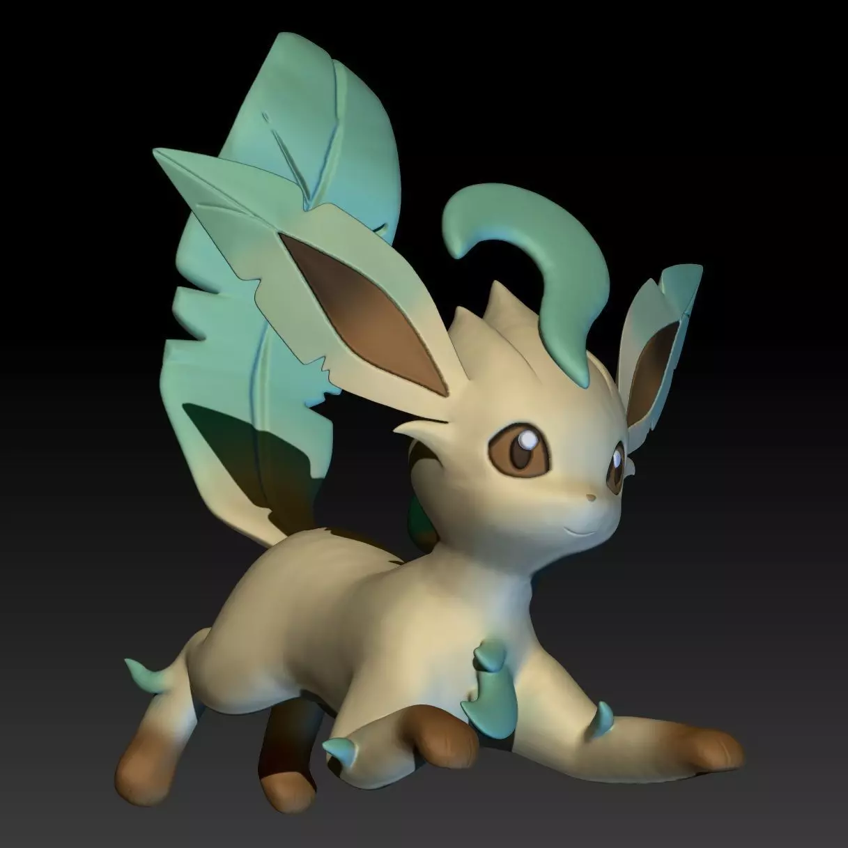 Pokemon Leafeon 3D print model