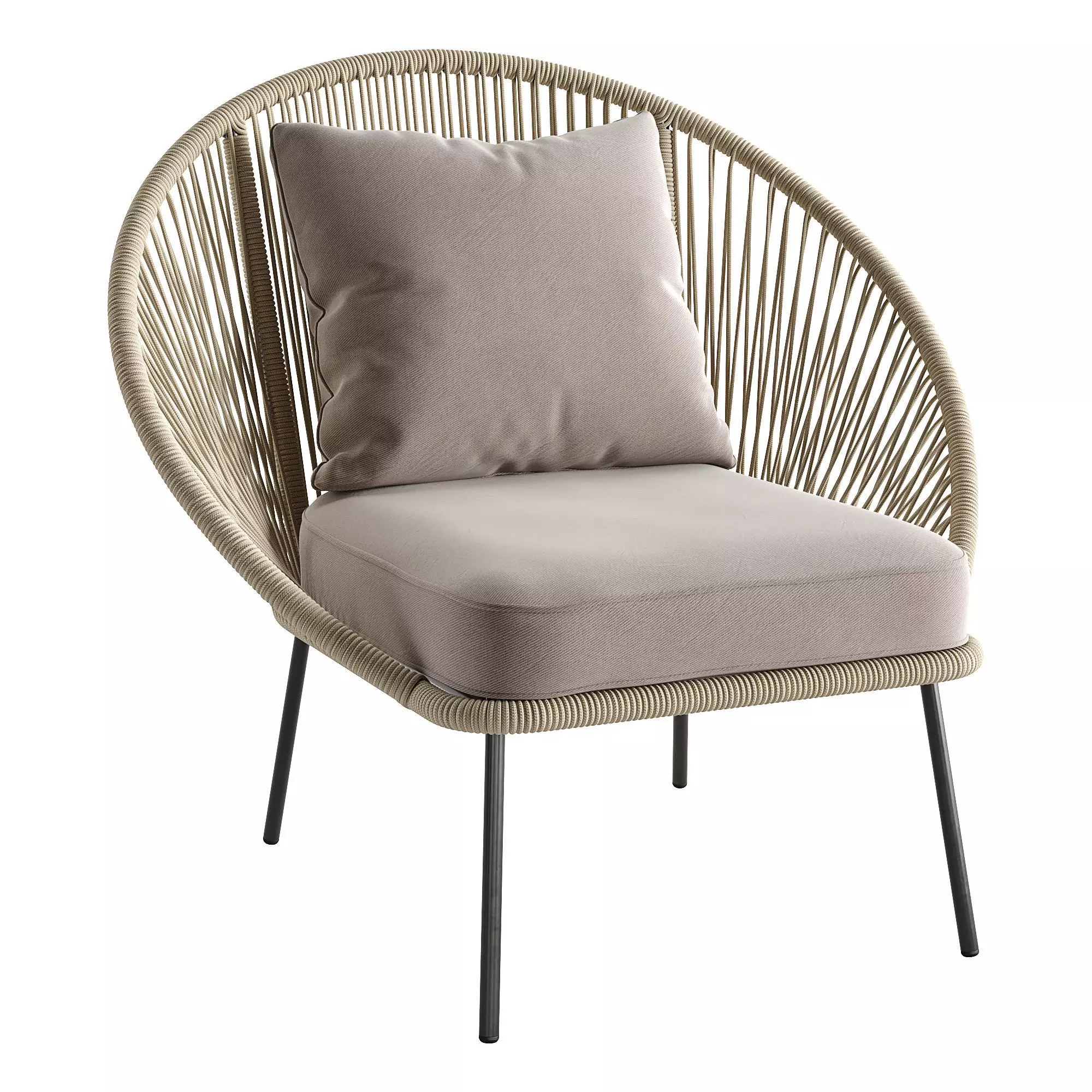 Jiraya Garden Chair 3D model