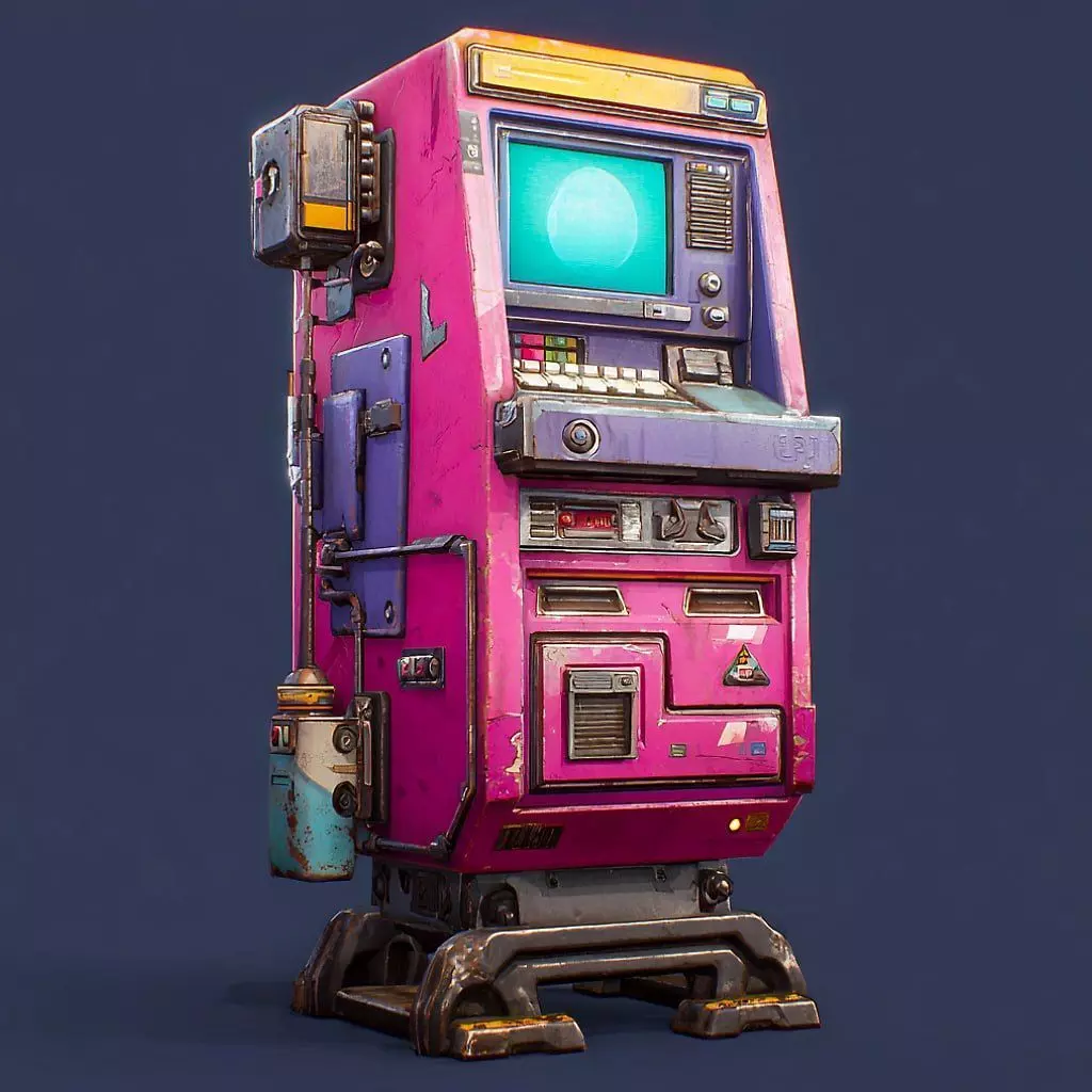 Free Sci-Fi Street Apparat Free 3D model