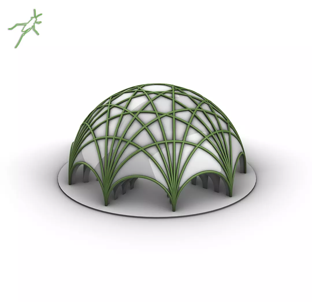 Grasshopper EX 67 Graft Arch SED 3D model