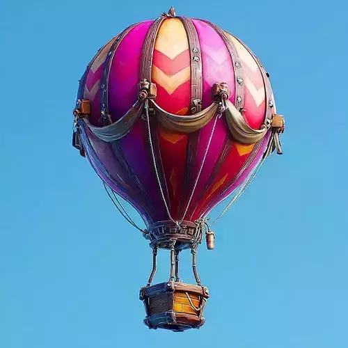 Free Balloons LowPoly Free 3D model