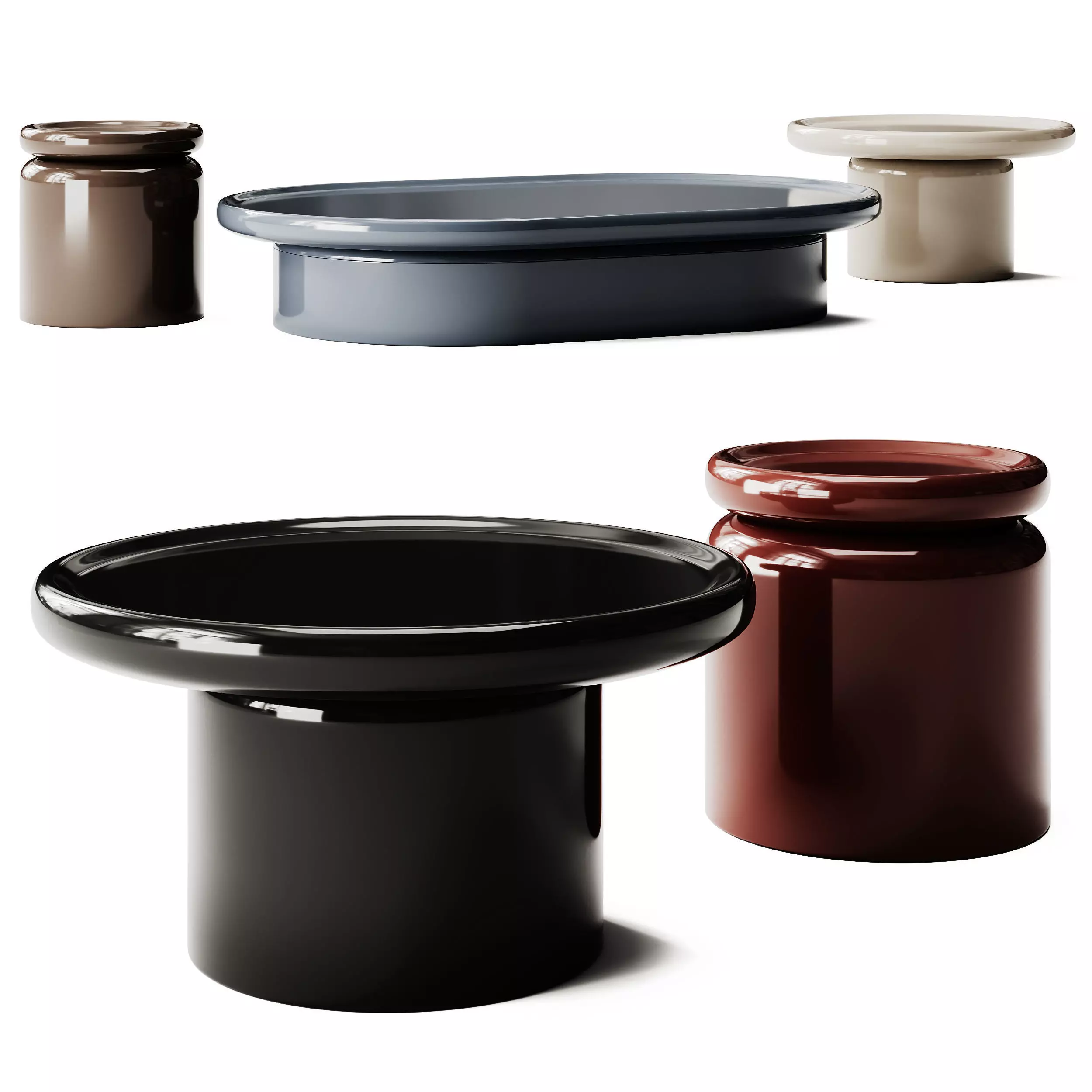 Bell HC28 Maison Coffee Tables 3D model