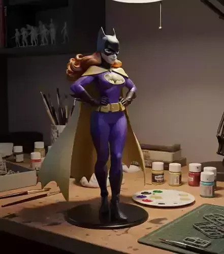 Batgirl - Classic 60s Style - High-Detail Statuette