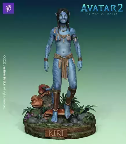 Kiri Avatar The Way of Water High-Detail Fan Art 3D Statue