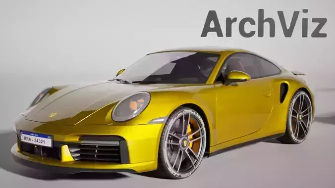 ArchViz Car Assets P04 - Unreal Engine 5 3D model