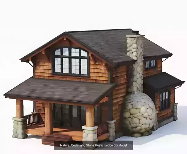 American Craftsman And Suburban Neighborhood Collection 3D Model Pack 4