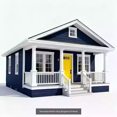 American Craftsman And Suburban Neighborhood Collection 3D Model Pack 3