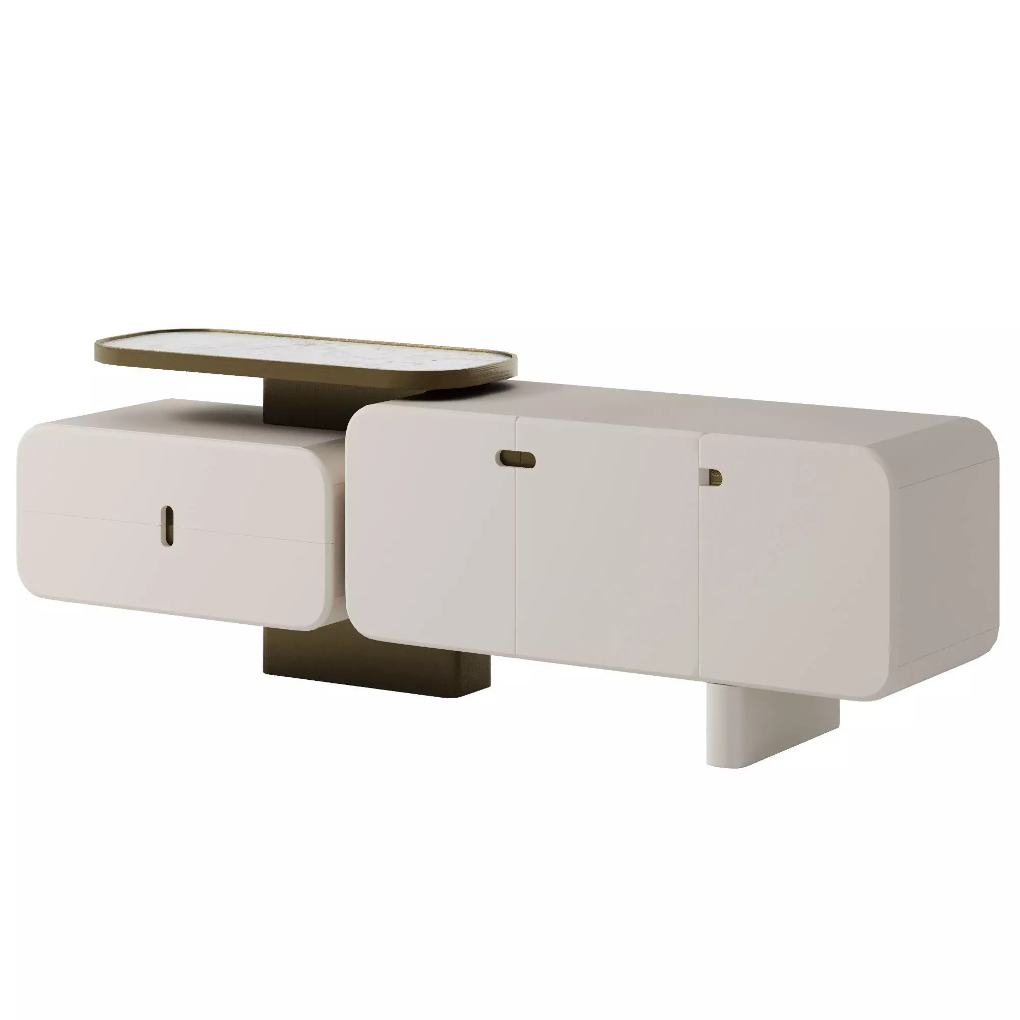 Molivo Console by Medusa Home Low-poly 3D model