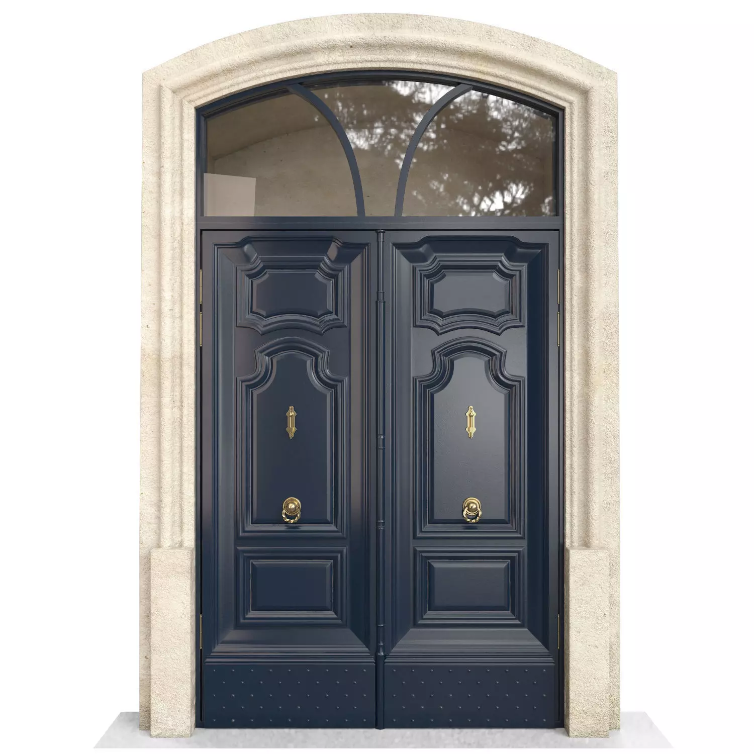 Entrance classic door 141 3D model