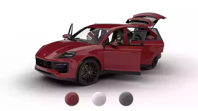 Porsche Cayenne GTS 2025 HQ 3d model 3D model