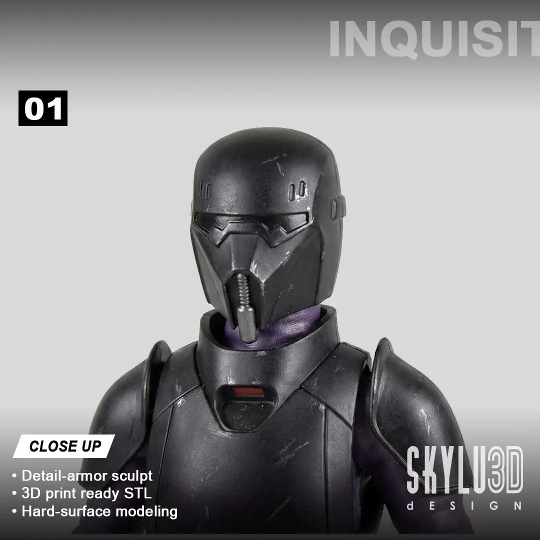Inquisitor Barris Offee One12 Scale Custom STL 3D print model
