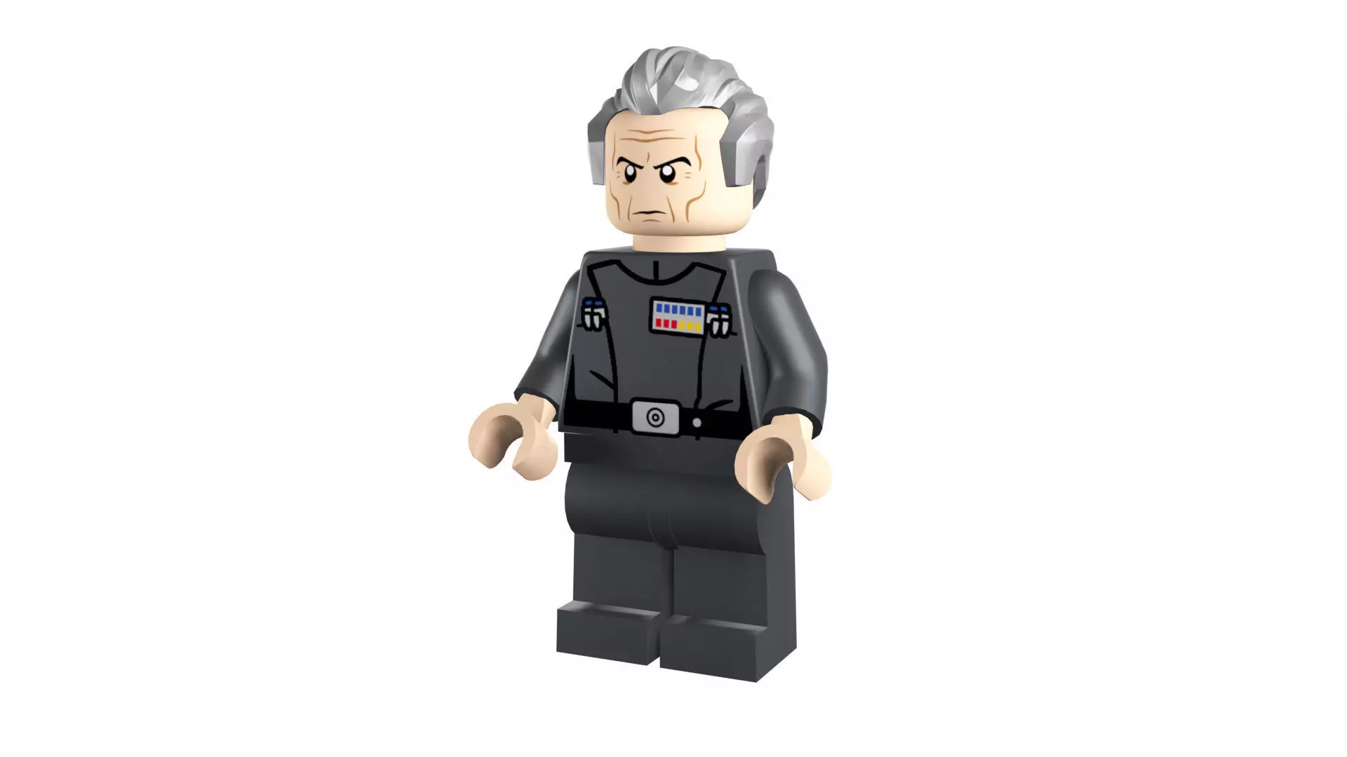 3D print minifigure - Wilhuff Tarkin --- Standard 3D print model