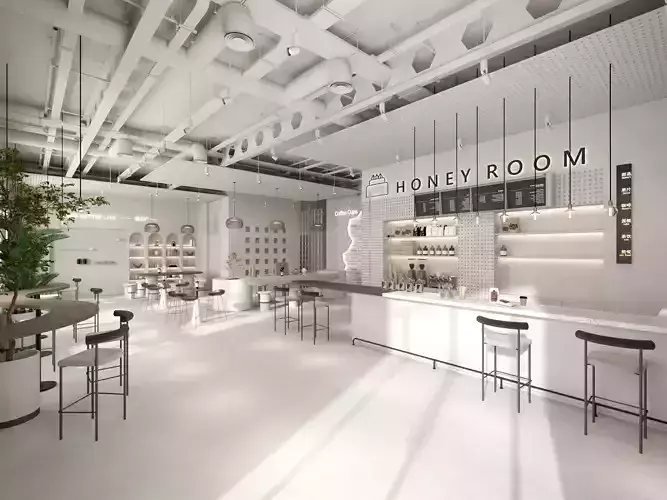 coffee Low-poly 3D model