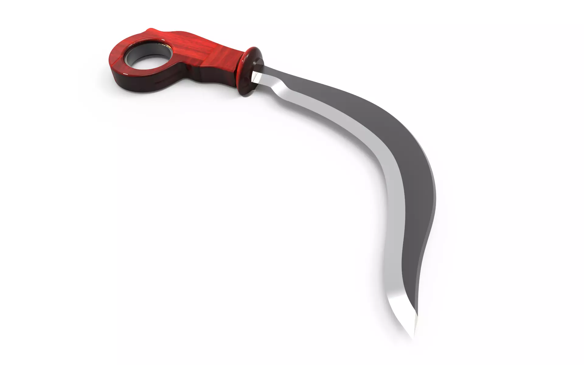 Kerambit Low-poly 3D model