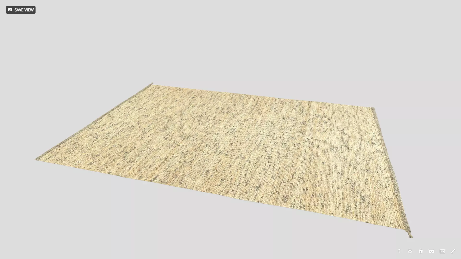 High-Precision Fabric Persian Rug 3D model 01 3D model