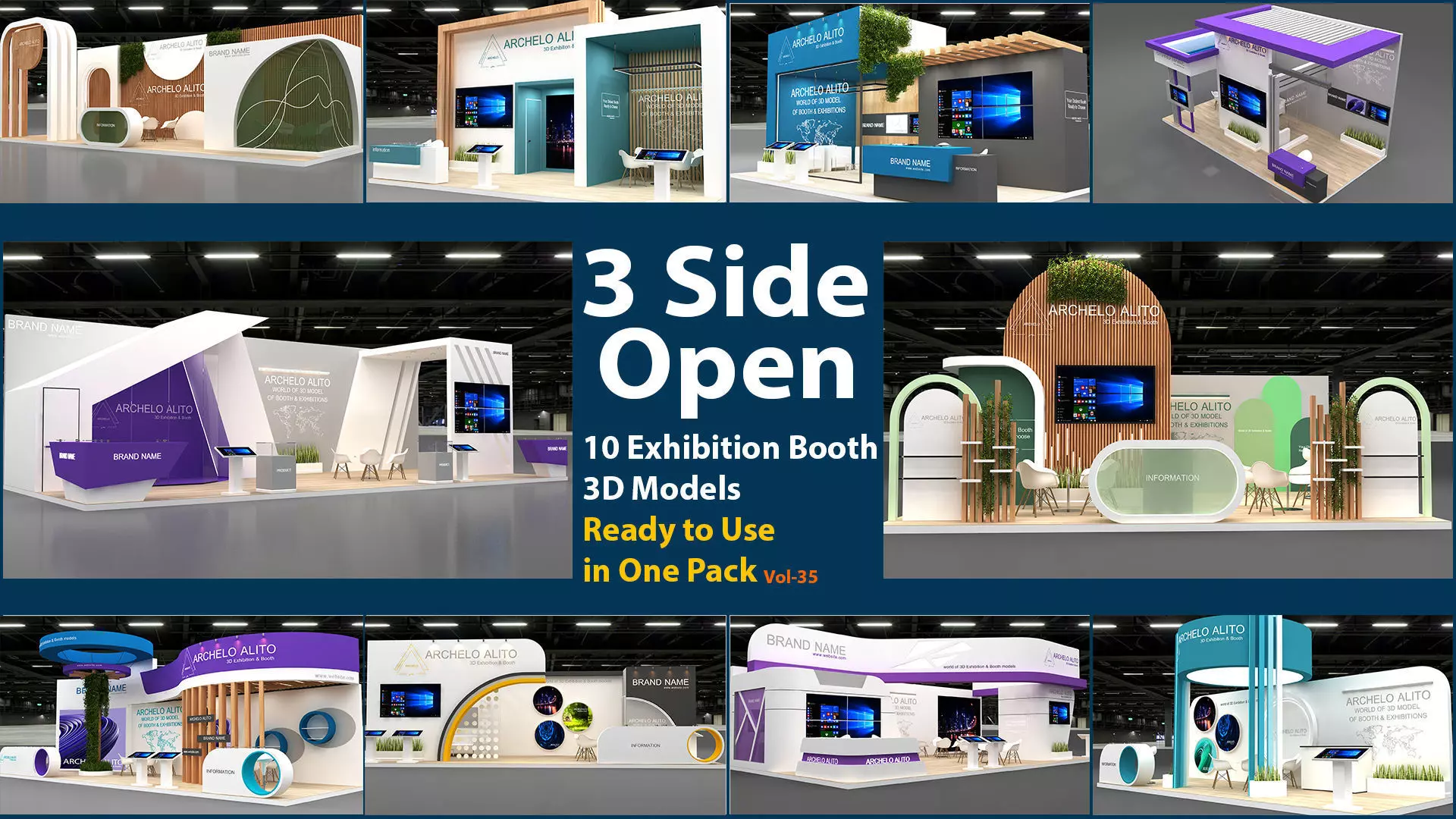 Collection35-3 Side open 3D model