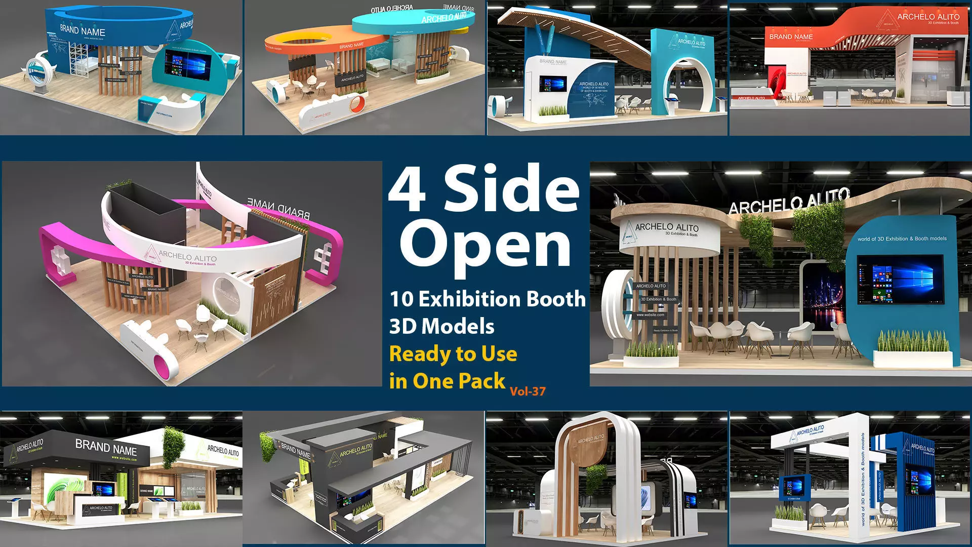 Collection37-4 Side open 3D model
