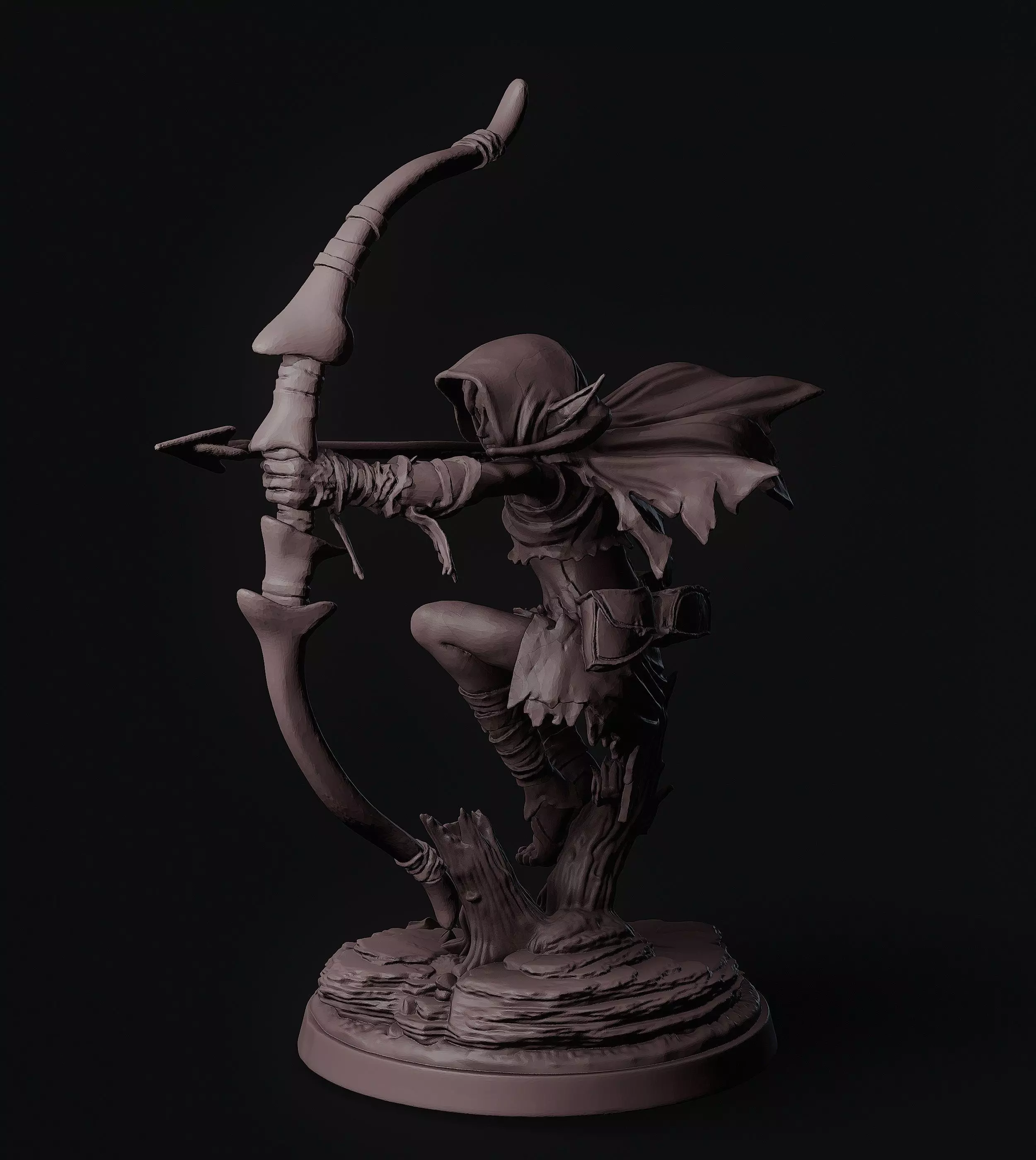 Elven Archer 3D print model