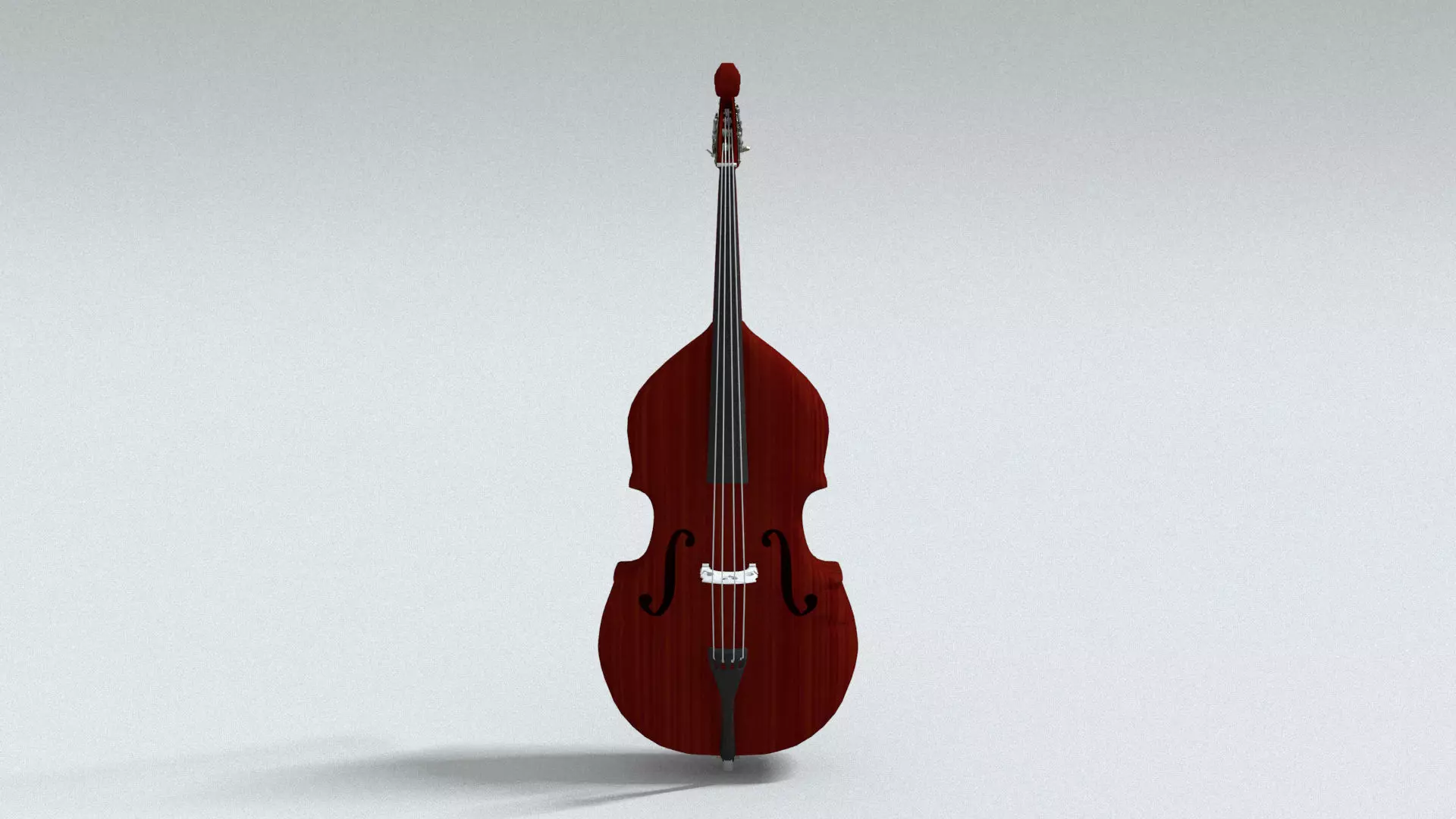 laos Upright Bass 3D model