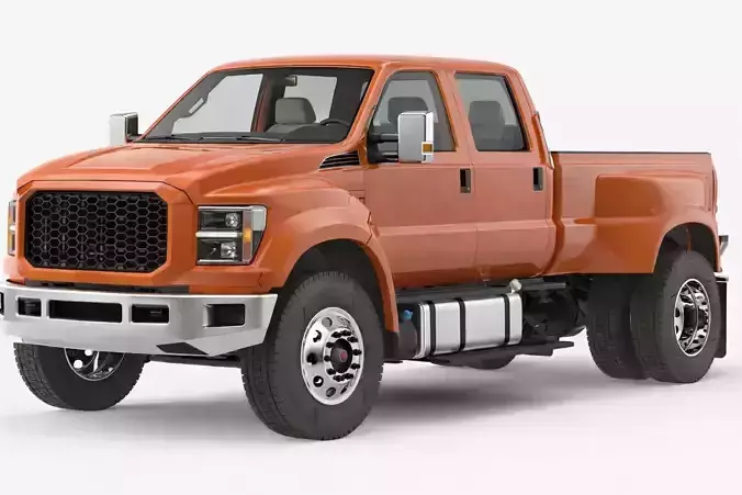 Generic Large Pickup Heavy Duty Oversized Utility Truck 06