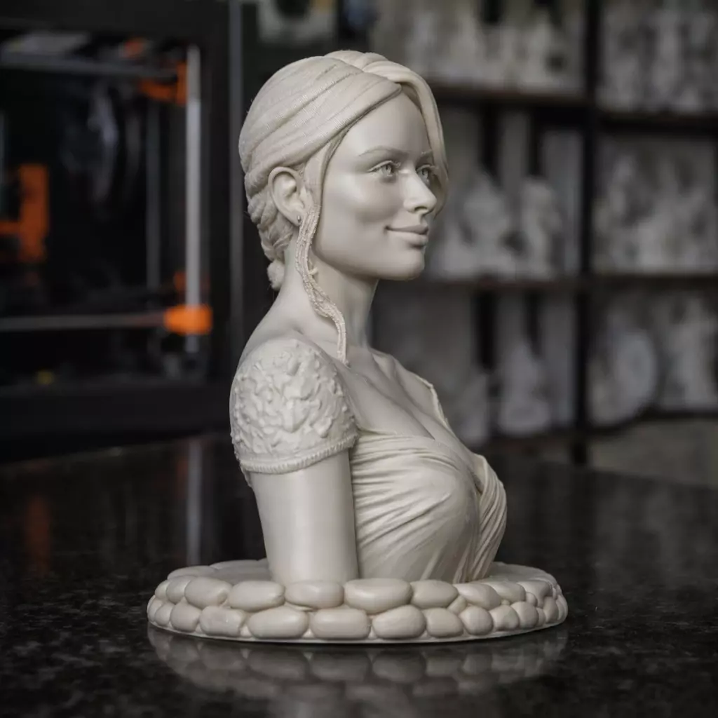 Olivia Wilde 3D Bust Print 3D print model