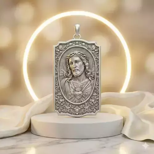 Sacred Heart Relief 3D Model