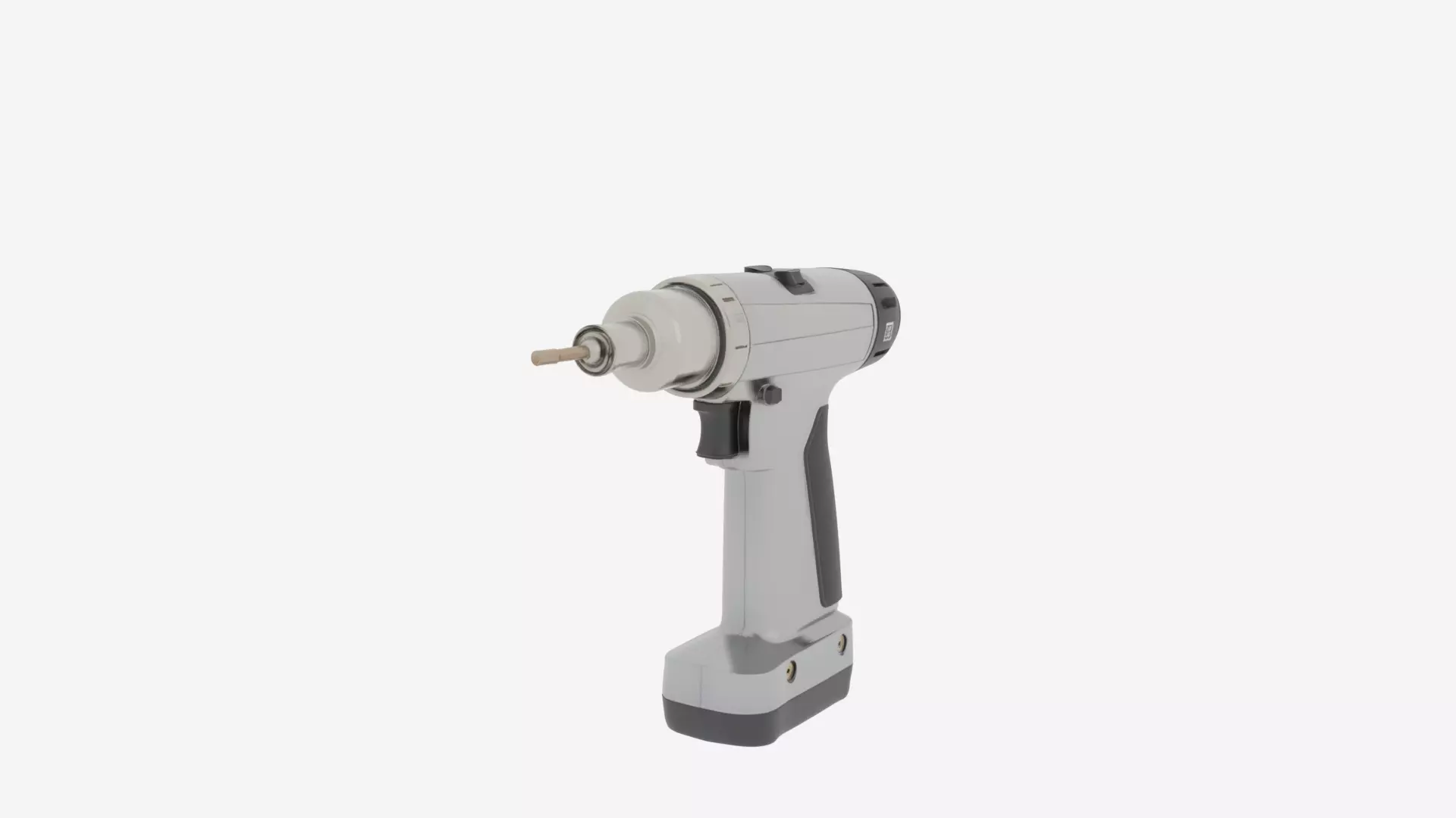 High- 3D Model of Orthopedic Surgical Drill Battery Chuck 3D model
