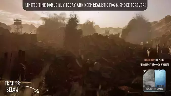 Modular Battlefield - Warzone Low-poly 3D model