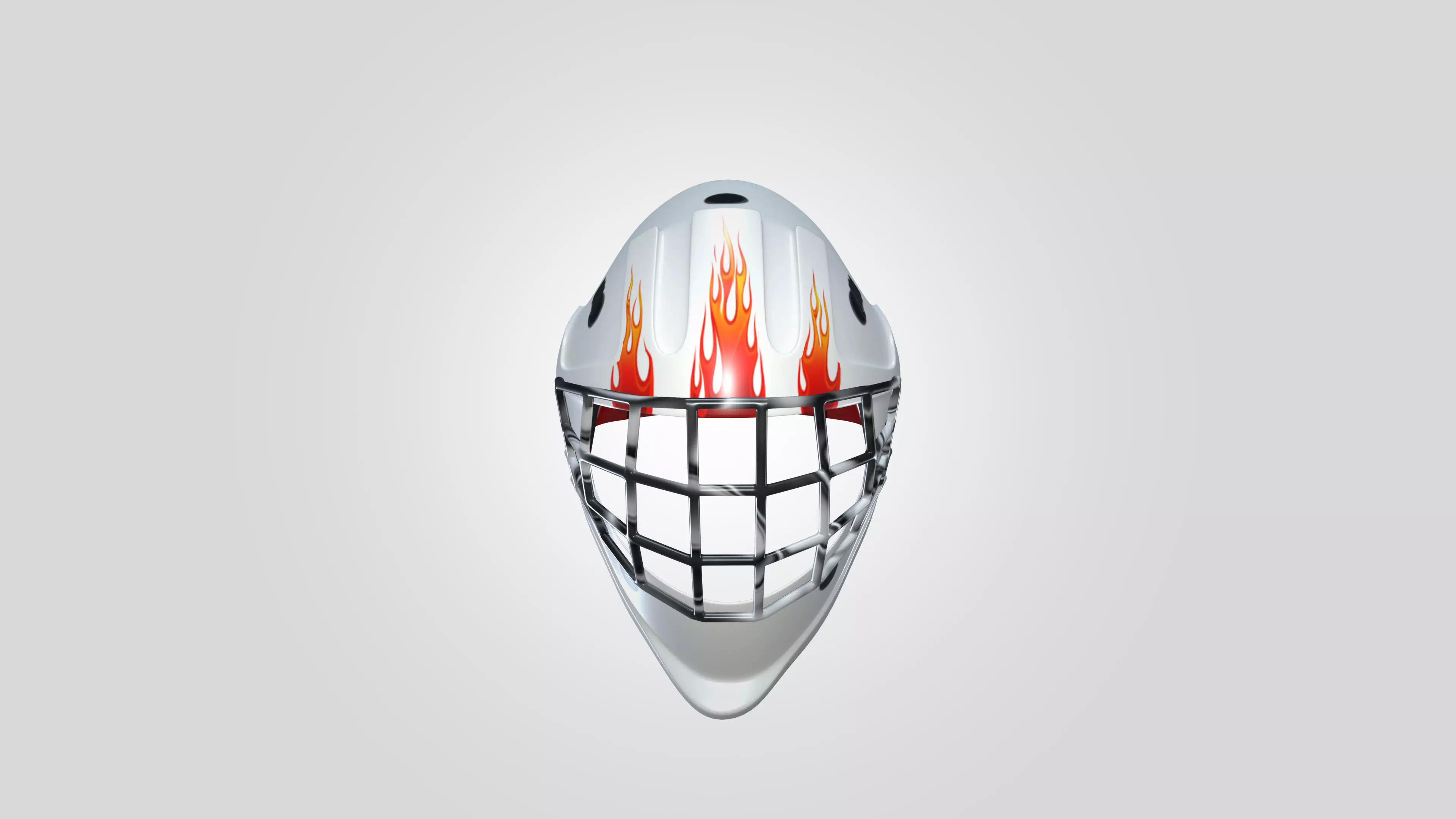 Ice Hockey Goalie Mask - Game Ready 3D Model Free low-poly 3D model
